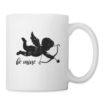 Soyez à moi Amour Ange Noir - Mug blanc - blanc - Droite