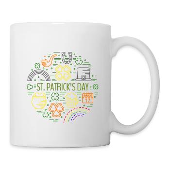 St. Patrick's Day - Tasse - Weiß - Rechts