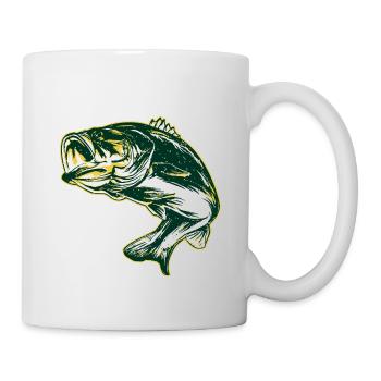 Fisch - Tasse - Weiß - Rechts