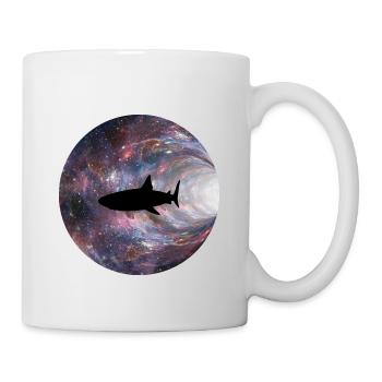 Galaxy shark - Mug - white - Right