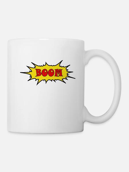 BOOM - Tasse - Weiß