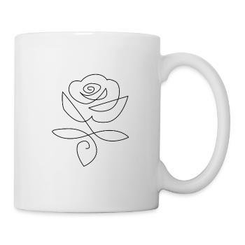 Rose - Mug blanc - blanc - Droite