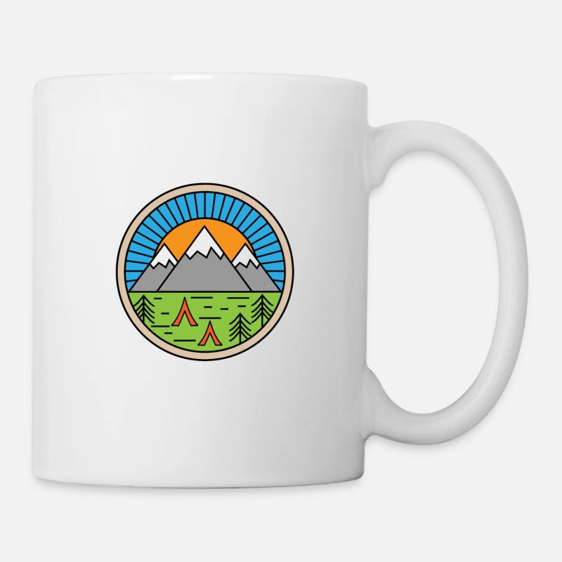 camping - Mug - white