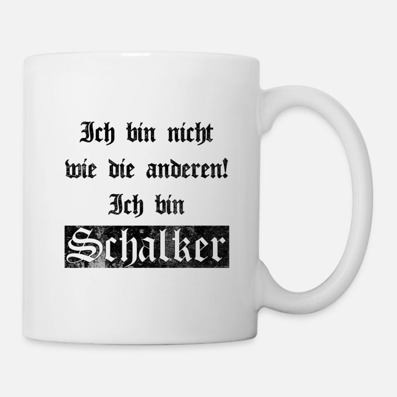 Ich bin Schalker Gelsenkirchen Geschenkidee - Tasse - Weiß