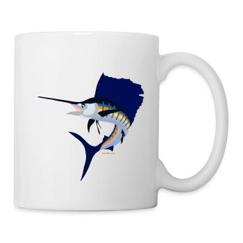 Jumping Sailfish - Mug - white - Right