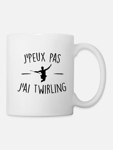 J'peux pas j'ai twirling - Mug blanc - blanc