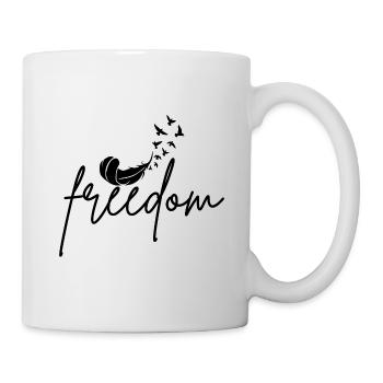 Liberté - Mug blanc - blanc - Droite