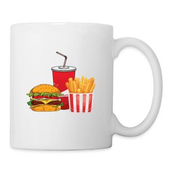 Burger, soda, fries! - Mug - white - Right