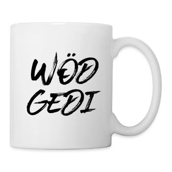 Wöd Gedi Bester Gedi sein Patenonkel fragen Taufe - Tasse - Weiß - Rechts