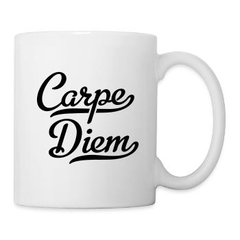 Carpe Diem - Tasse - Weiß - Rechts