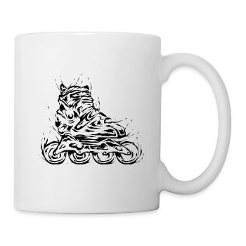 Inline Skates - Tasse - Weiß - Rechts