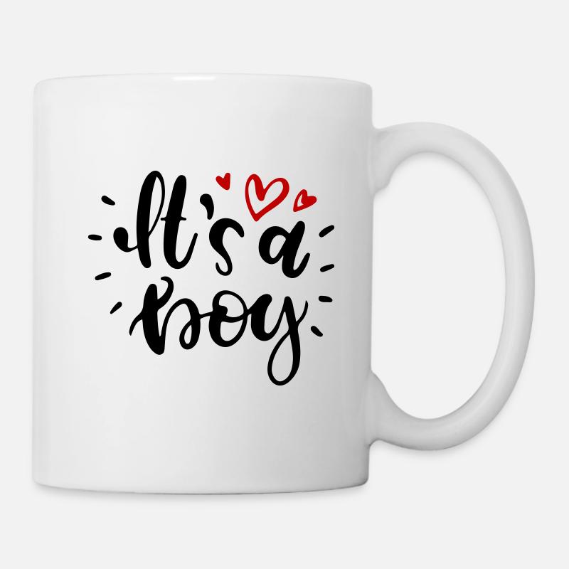 its a Boy is a Boy Pregnancy Pregnant - Mug - white