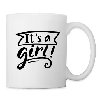 its Girl is a Girl Pregnancy Pregnant - Mug - white - Right