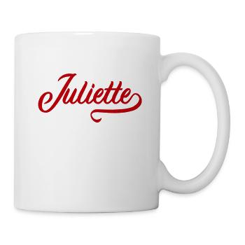 Juliette - First name - Mug - white - Right