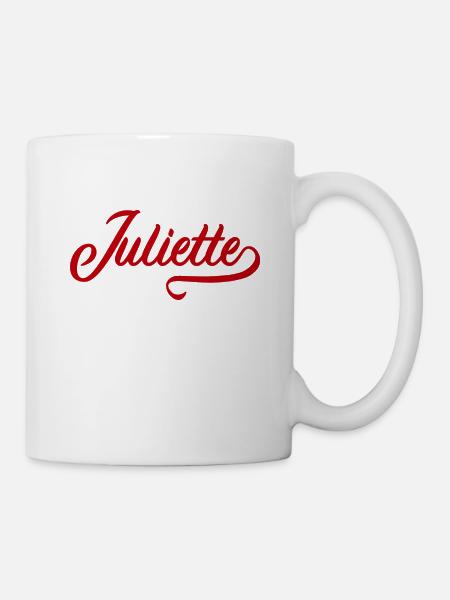 Juliette - Prénom - Mug blanc - blanc