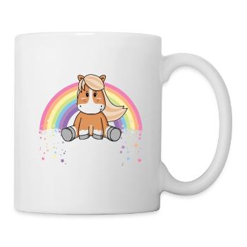 Haflinger Rainbow - Horse Pony Riding Child Baby - Mug - white - Right