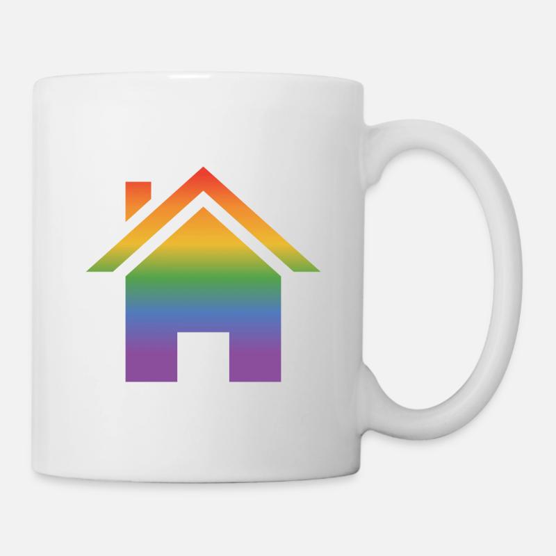 Equality Gay Pride Lgbtq Rainbow Transgender Bisex - Tasse - Weiß
