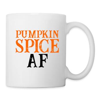 Citrouille Épice Af - Mug blanc - blanc - Droite
