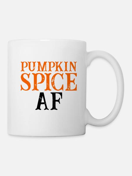 Pumpkin Spice Af - Tasse - Weiß