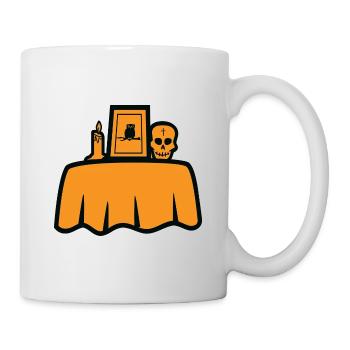 Table d’Halloween - Mug blanc - blanc - Droite