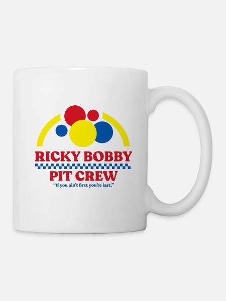 Boxencrew Ricky Bobby - Tasse - Weiß