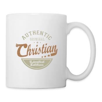 Christian cadeau personnalisé prénom christian - Mug blanc - blanc - Droite