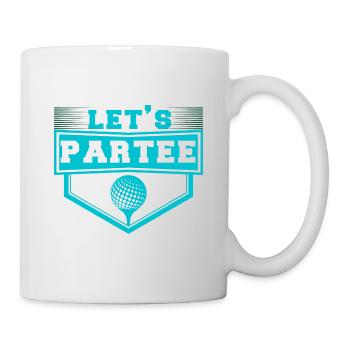 Golf Geschenk Witz Golfspieler Golfer - Tasse - Weiß - Rechts