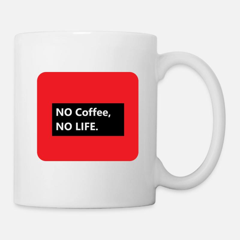 No Coffee no life - Mug - white