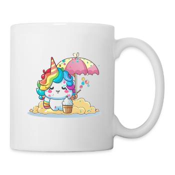 Magisches Einhorn - Sommer Edition - Tasse - Weiß - Rechts