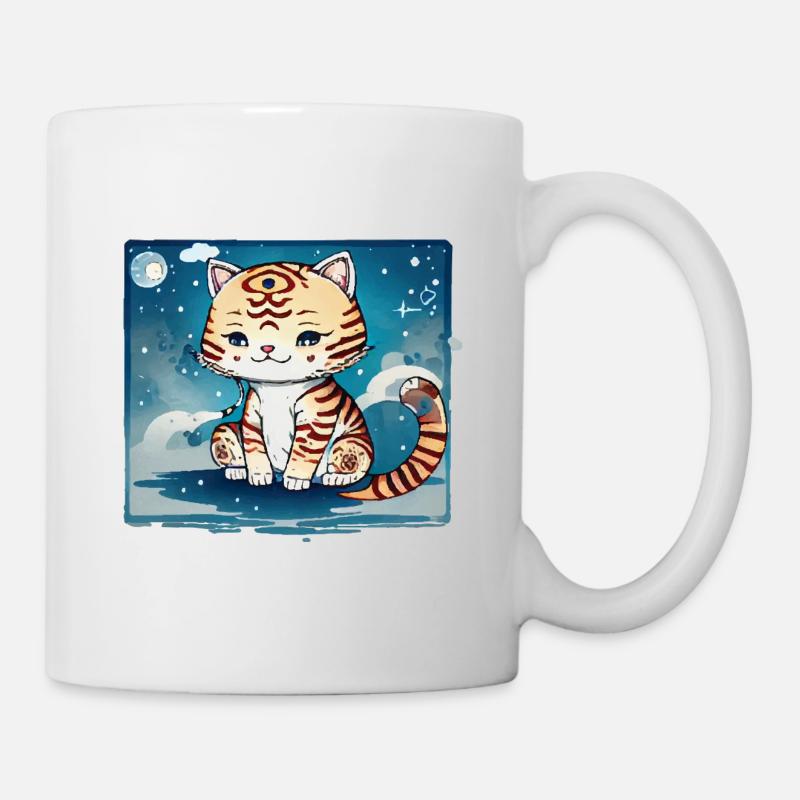 A cat design that couldn't be sweeter. - Mug - white