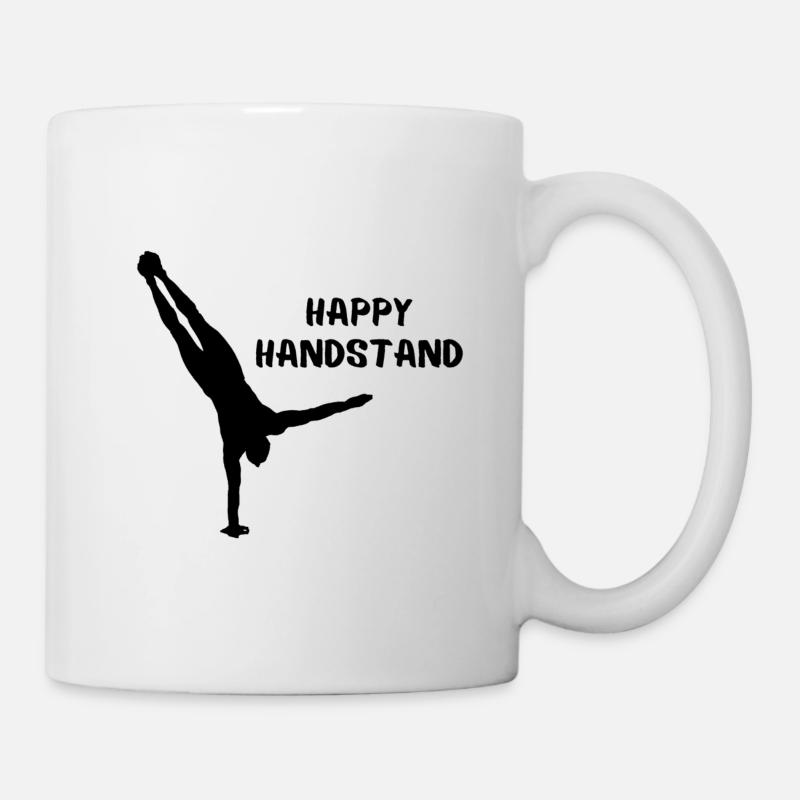 Happy handstand - Mug blanc - blanc