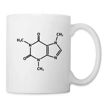 Caffeine Molecule - Mug - white - Right