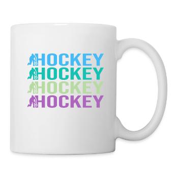 Hockey sur gazon Temps Hockey Terrain de hockey - Mug blanc - blanc - Droite