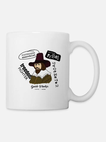 Guy Fawkes - Mug - white
