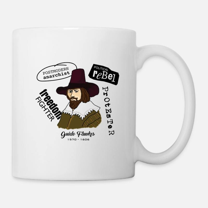 Guy Fawkes - Mug - white