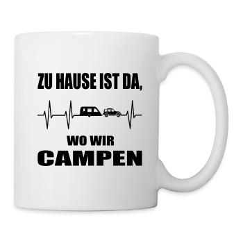 camping - Tasse - Weiß - Rechts