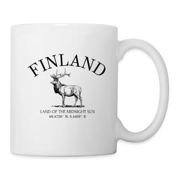 Finlande - Finlande - Helsinki - Scandinavie - Mug blanc - blanc - Droite