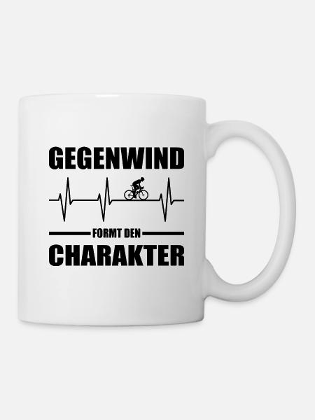 Fahrrad - Tasse - Weiß