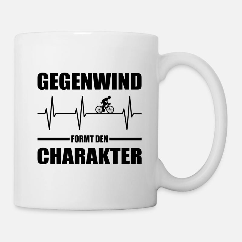 Fahrrad - Tasse - Weiß