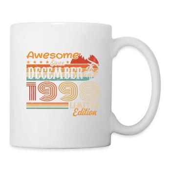 Retro Vintage légendaire anniversaire décembre 1998 - Mug blanc - blanc - Droite
