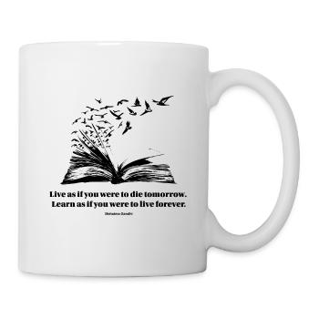 Weisheit der Zeitalter - Tasse - Weiß - Rechts