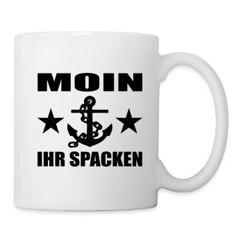 Moin - Tasse - Weiß - Rechts