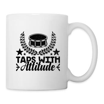 Drum Corps Marching Band Drum Corp Music Percussio - Mug - white - Right