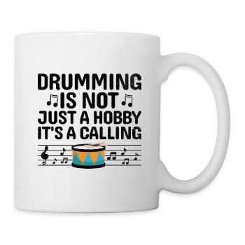 Drum Corps Marching Band Drum Corp Music Percussio - Mug - white - Right