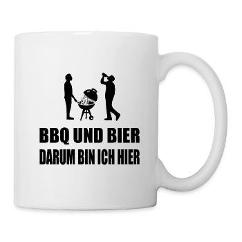 BBQ - Tasse - Weiß - Rechts