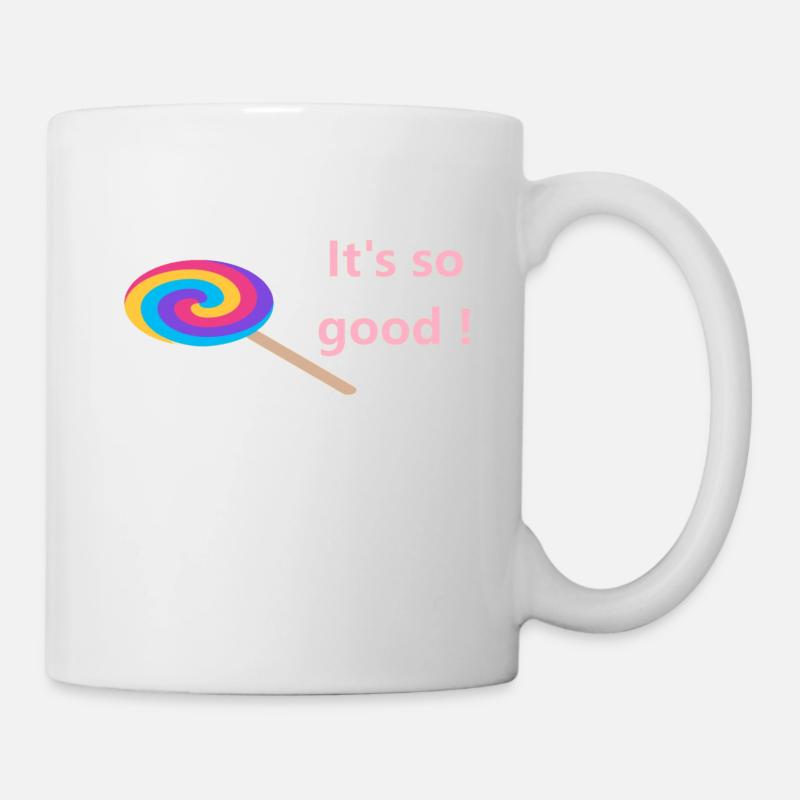 Gourmand - Mug blanc - blanc