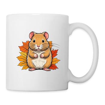 Halloween hamster / Autumn mouse - Mug - white - Right