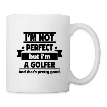 Not perfect, but golfers, that's enough - Mug - white - Right