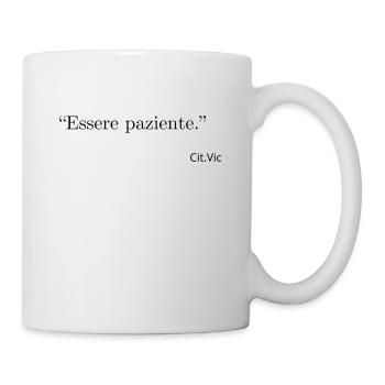 Patienter - Mug blanc - blanc - Droite