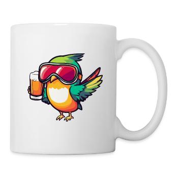 Hummingbird Bird Après Ski Beer Comic - Mug - white - Right